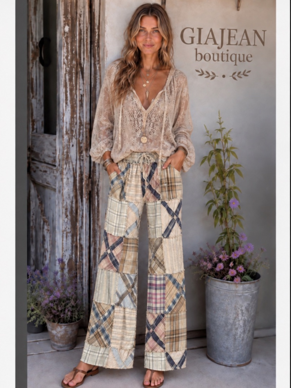 ❤️ JADED GYPSY “ PATHS CROSSED “ JADED GYPSY PATHS CROSSED PATCHWORK PANTS 69